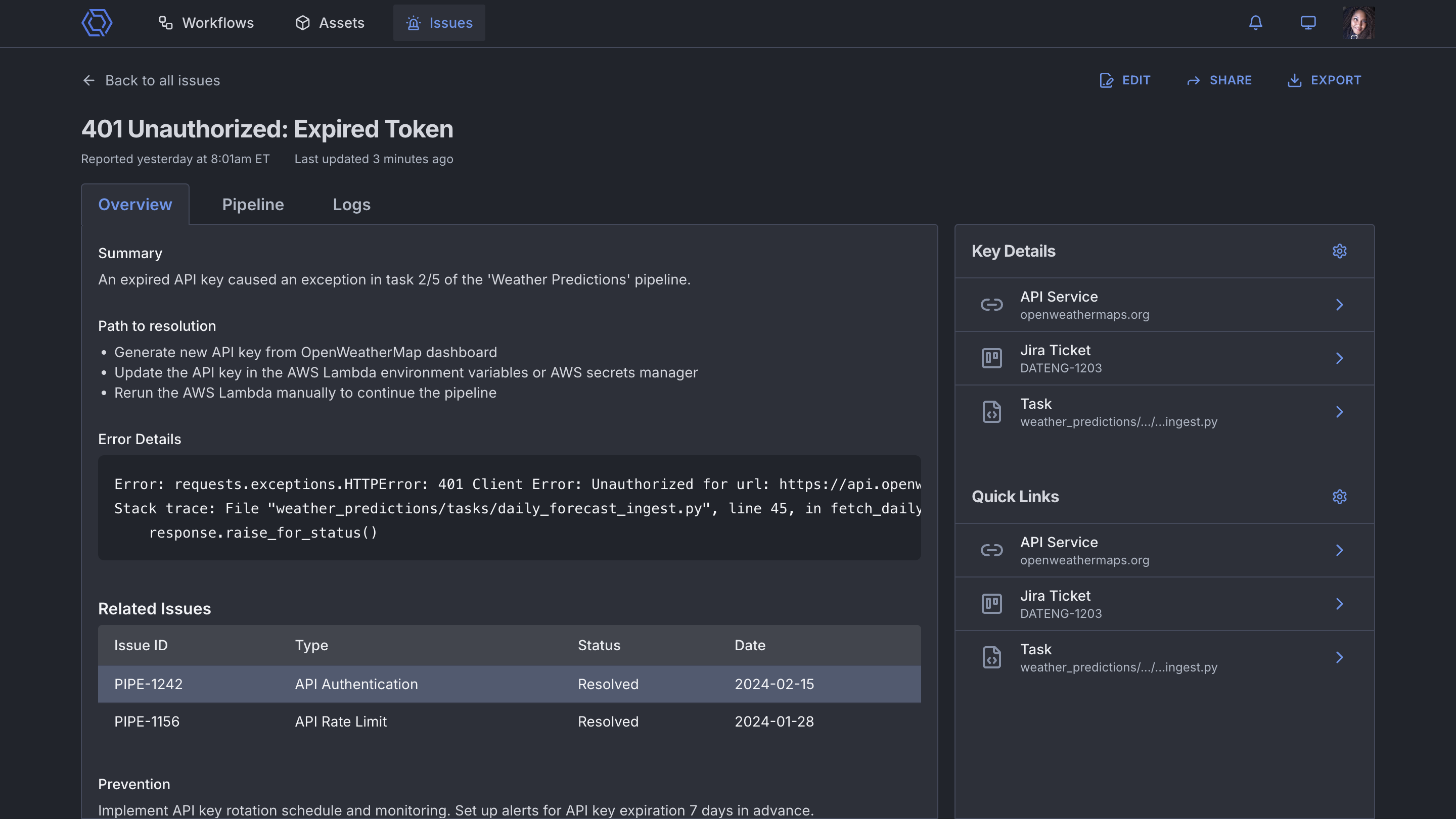 App screenshot